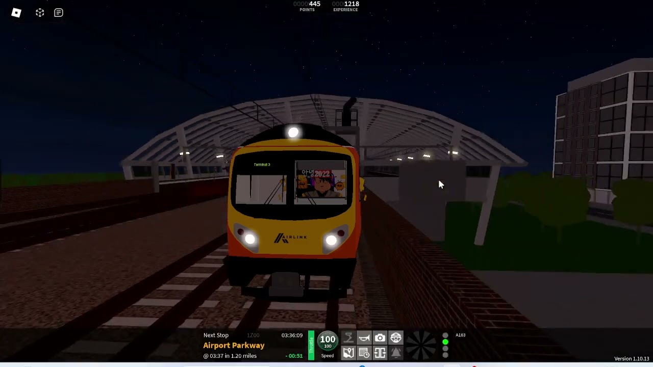 Roblox SCR | Stepford Central to Terminal 3 | AirLink Class 185 Desiro | #stepfordcountyrailway