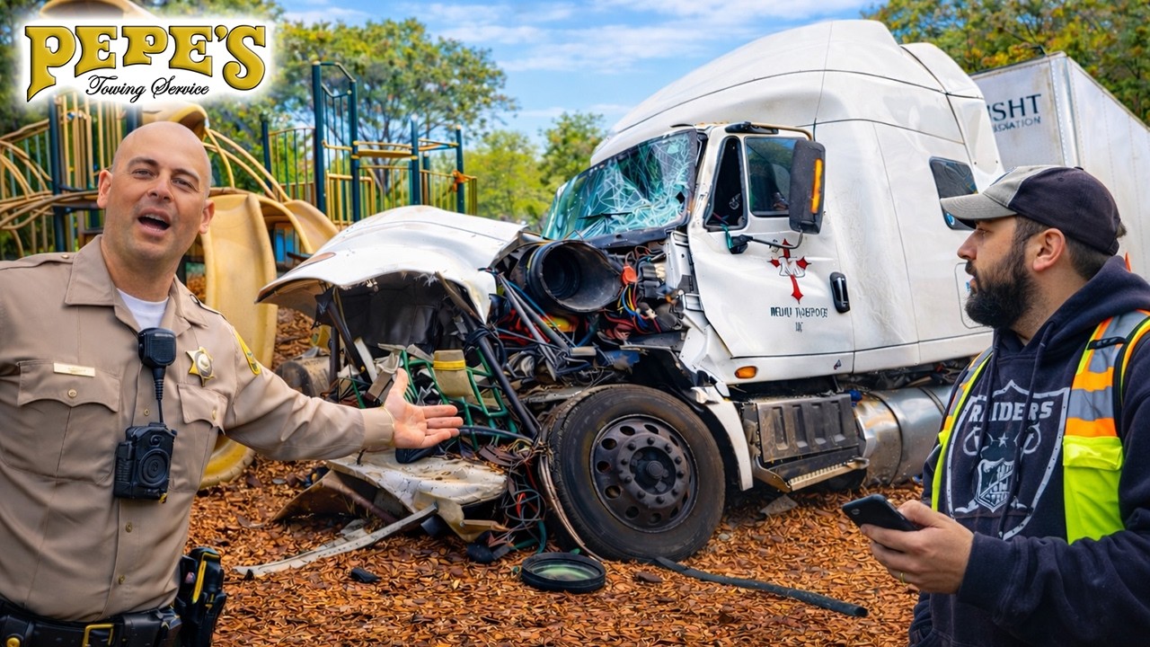 A Semi Truck Crashed Into a Children’s Playground