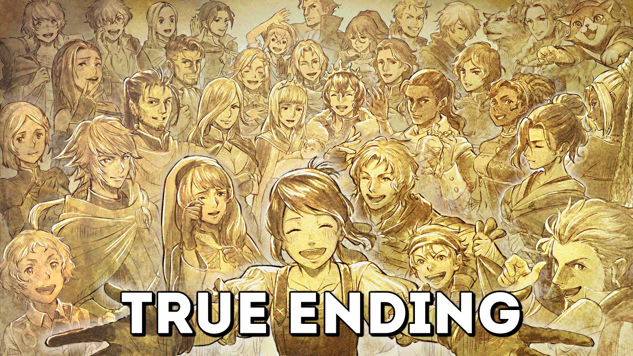 Octopath Traveler 0 True Ending Walkthrough Part 11 - Bestower of All Finale & Ol'galdera Boss