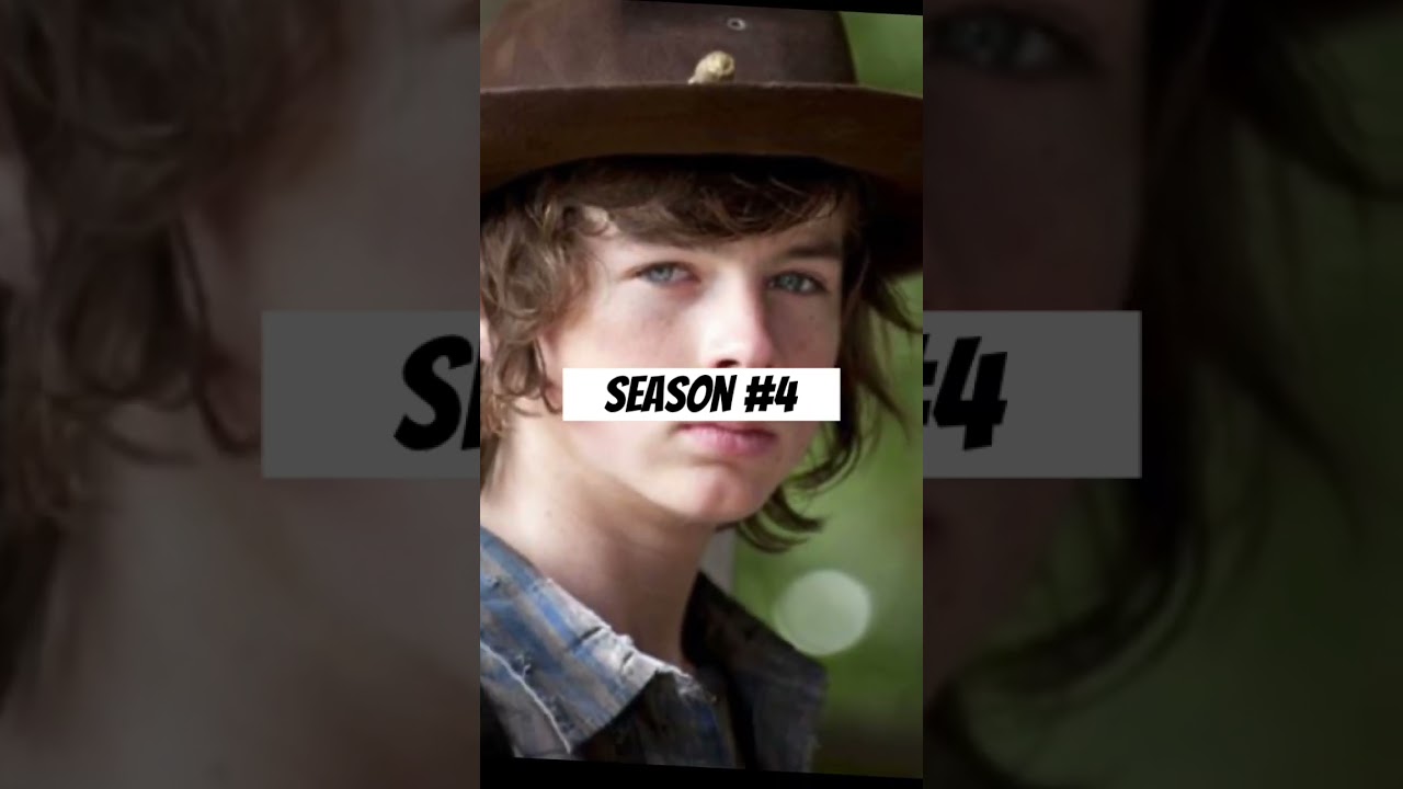 Evolution of Carl Grimes from TWD #carlgrimes #thewalkingdead #twd4x4 #chandlerriggs #rickgrimes