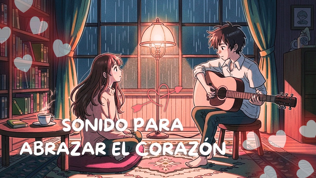 ✨ Notas de Amor en San Valentín – Guitarra para Abrazar el Corazón 🎸💖 #amor #relaxingmusic #anime