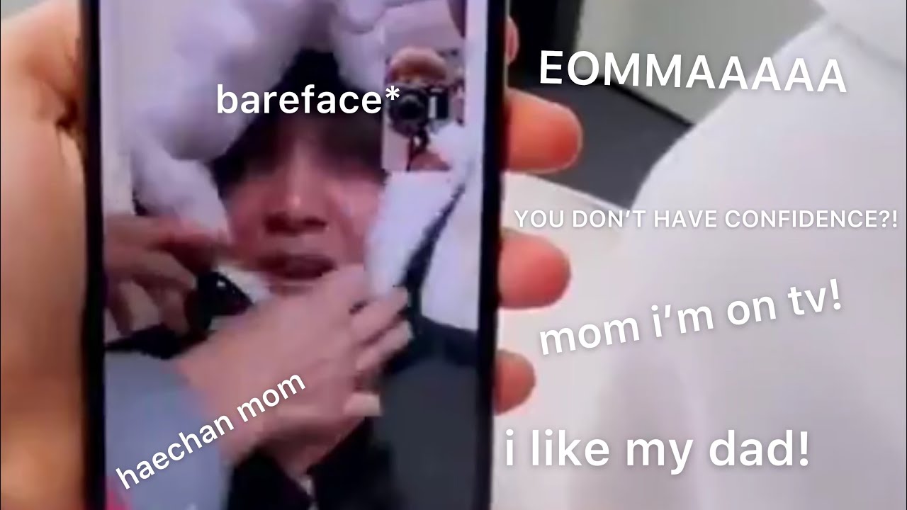 when haechan talk about his mom