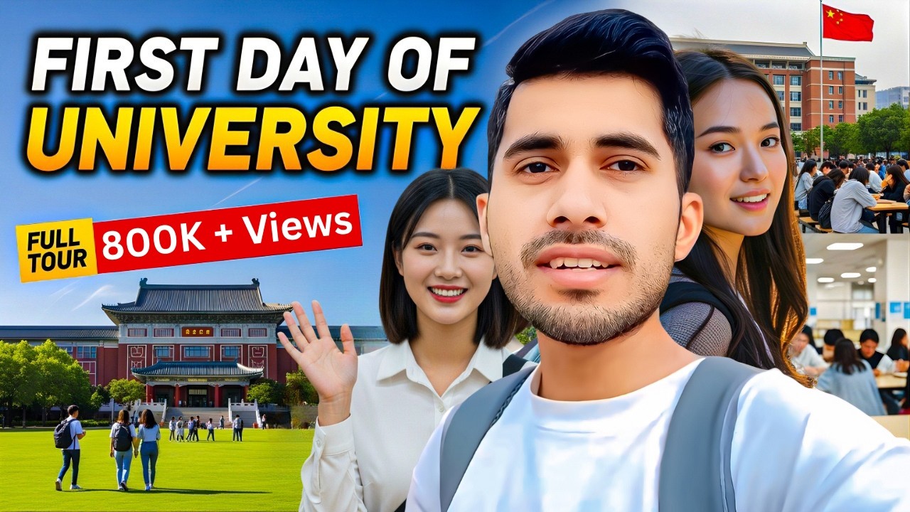 FIRST DAY CHINESE UNIVERSITY LIFE 2025 🇨🇳 | STUDY IN CHINA