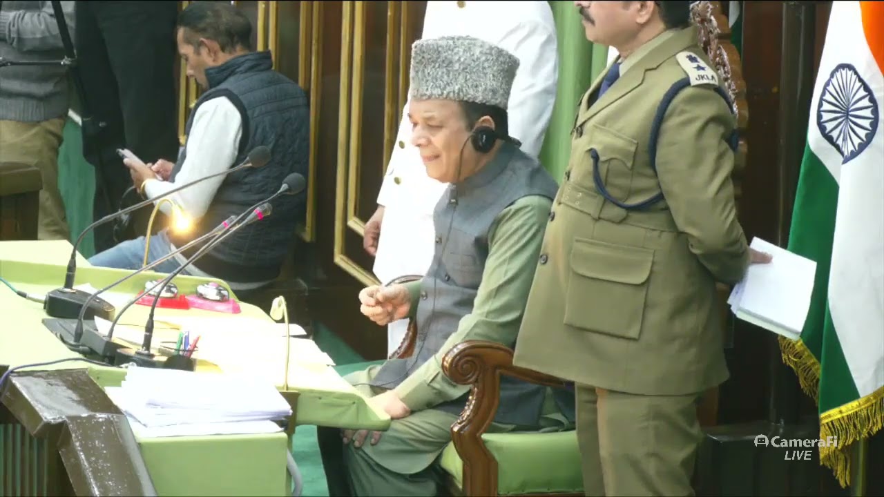 LIVE:GRANTS J&K Legislative Assembly Discussion on Grants for Irrigation & Flood Control Department