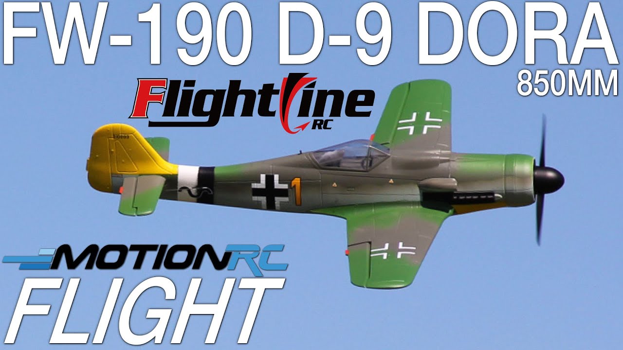 Revisiting the FlightLine FW-190 D-9 Dora! - Motion RC