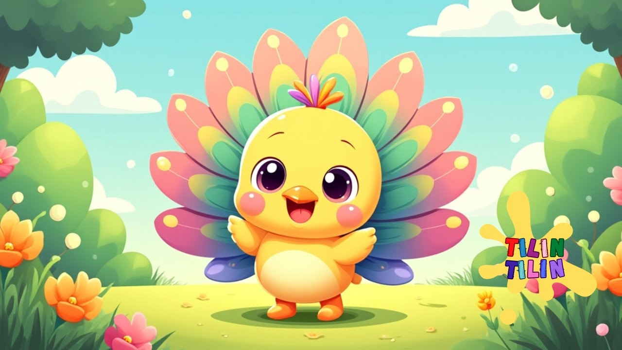 🦚🌈 Canções Infantis Educativas | Pavão Colorido 🎶 Música Infantil