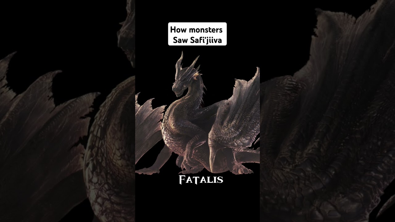 How monsters Saw Safi'jiiva #monsterhunterwilds #mhw #monsterhunter