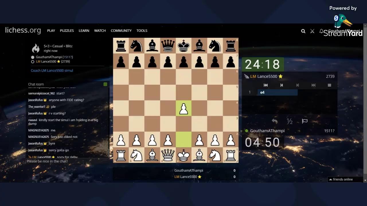 paling chess with LM