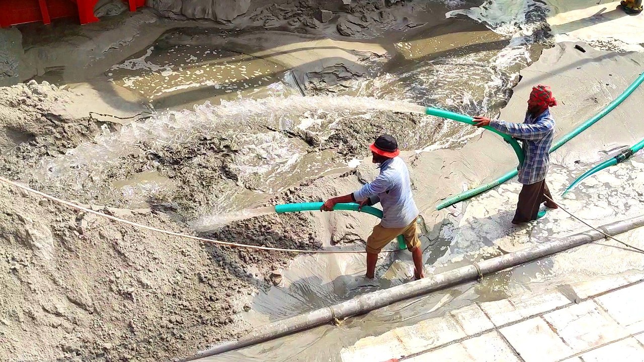 Satisfying Sand Unloading: Amazing High-Pressure Water Pump in Action | Sand Flow Chronicles