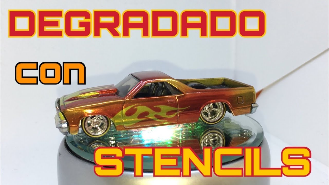 DEGRADADO CON STENCILS | SPECTRAFLAME
