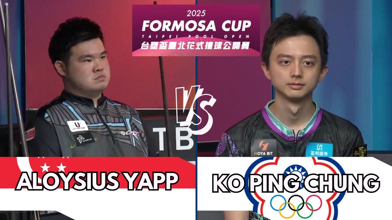 Aloysius Yapp vs Ko Ping Chung | FINAL | 2025 Formosa Cup Taipei Pool Open #highlights #9ball