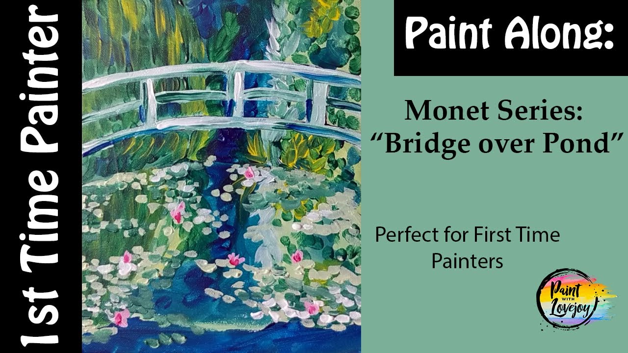 Easy Monet Painting for first-time & Beginner painters