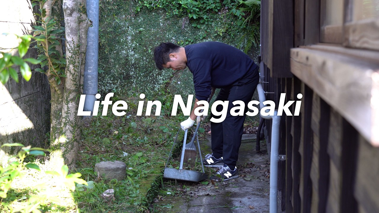 [Vlog] A Day in an Old Japanese House on Nagasaki Hillside: Potato Harvest and Exploring the City