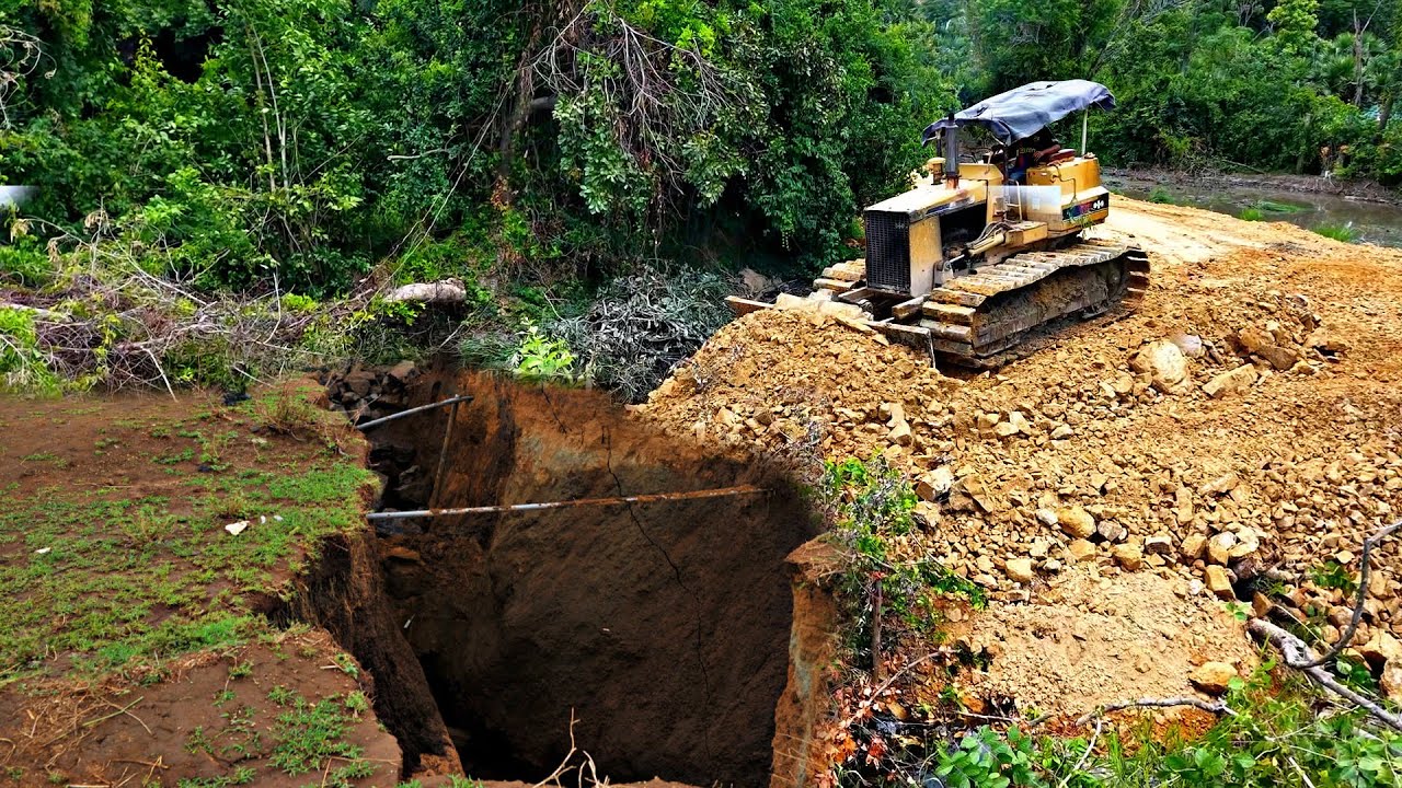 This large project is truly amazing with experts clearing land and clearing large tracts of forest.