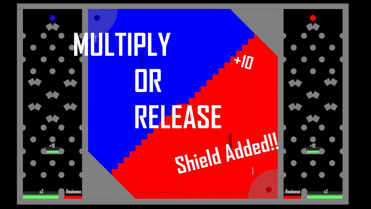 Multiply, Add or Release - Shield Added - Algodoo