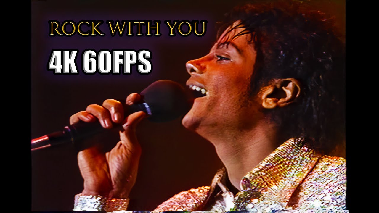 Michael Jackson and The Jacksons - VICTORY TOUR "Rock With You" AI UPSCALE 4K 60FPS (1984)