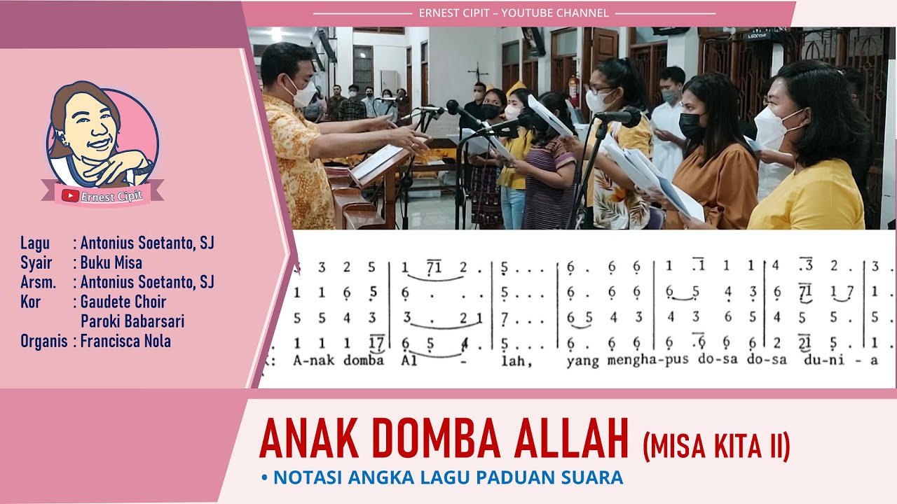 Lagu Anak Domba Allah Misa Kita 2 dengan teks lagu