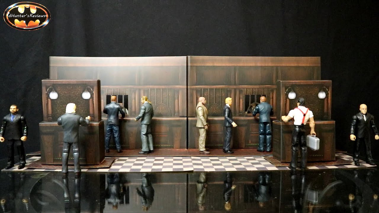 Extreme Sets Bank Cardboard Pop Up Diorama 1:12 6 inch scale Action Figure Review