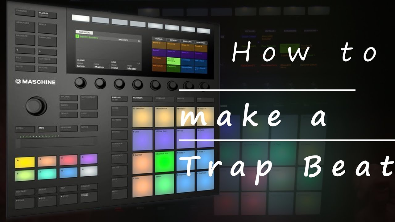 Maschine mk3 | Live Looping #4 making a Trap Beat
