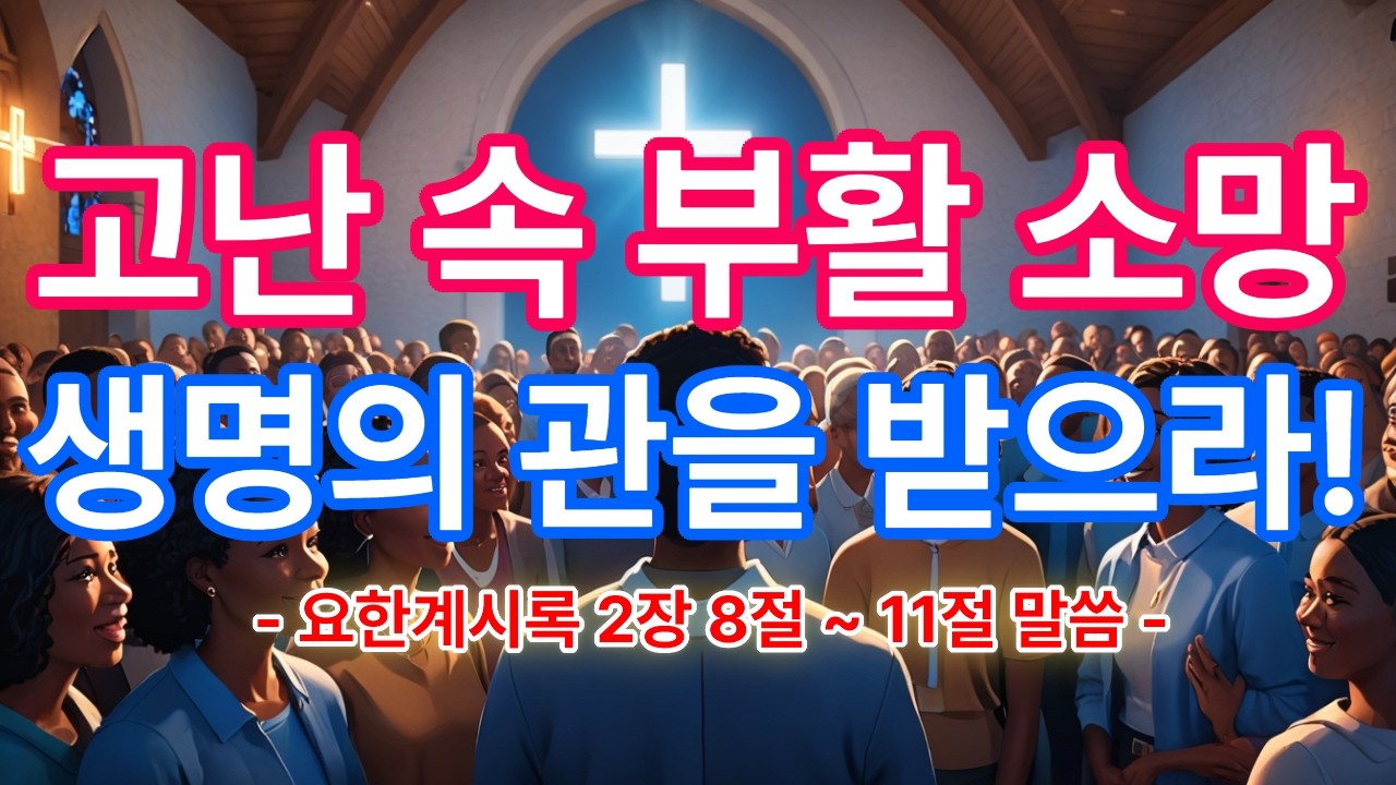 고난 속 부활 소망, 생명의 관을 받으라!  -요한계시록 2장 8절 ~ 11절 말씀-