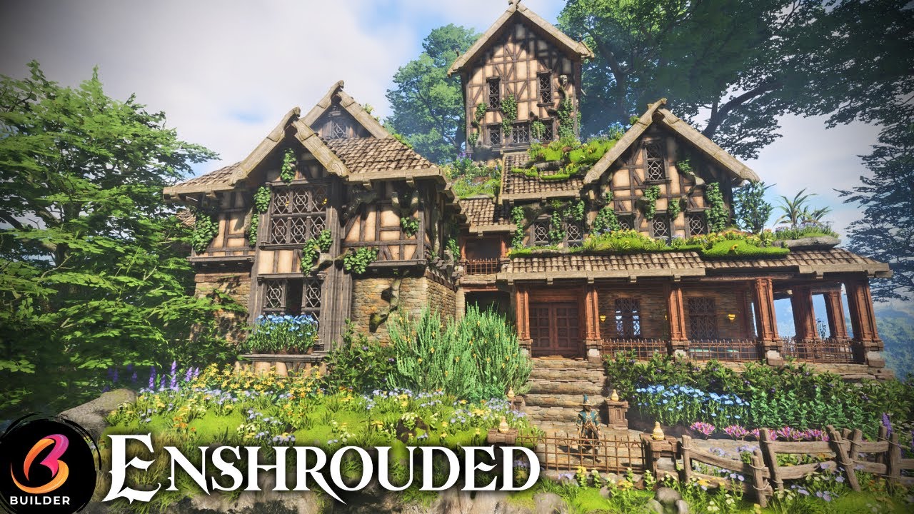 Я построил ПРЕКРАСНЫЙ особняк в Enshrouded, давайте посмотрим!