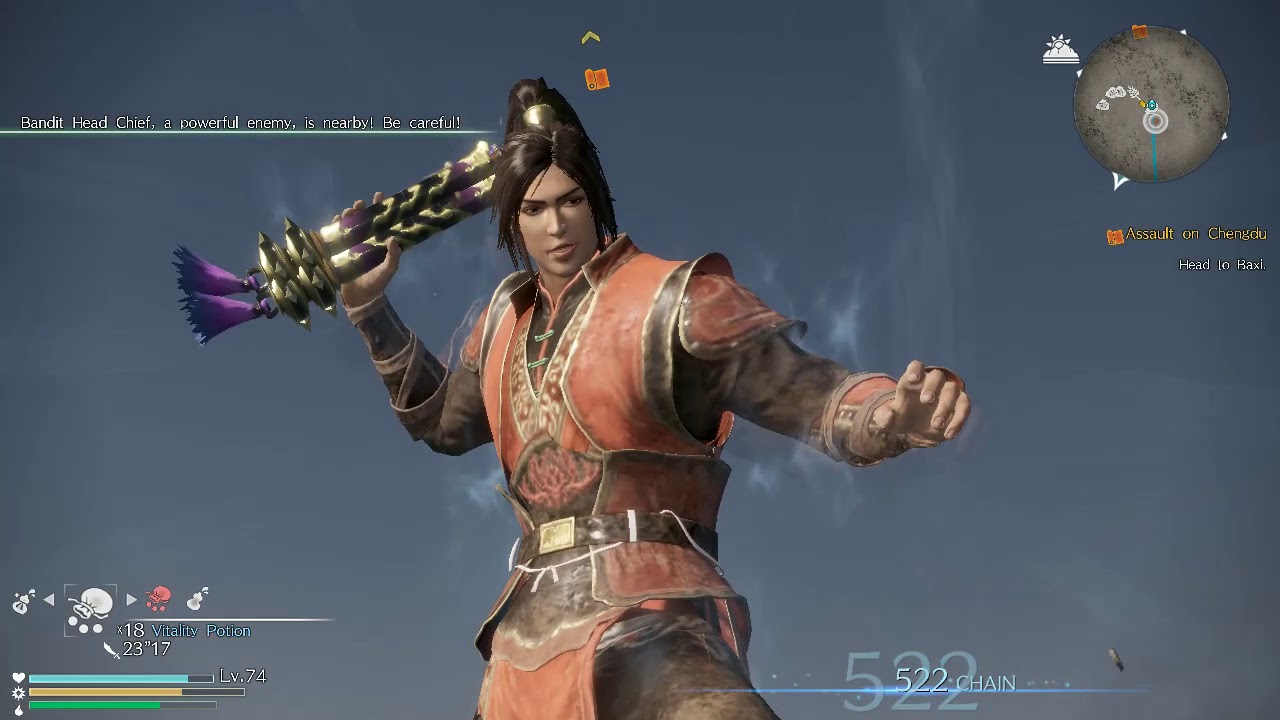 Dynasty Warriors 9 - Ling Tong combos (1.06)
