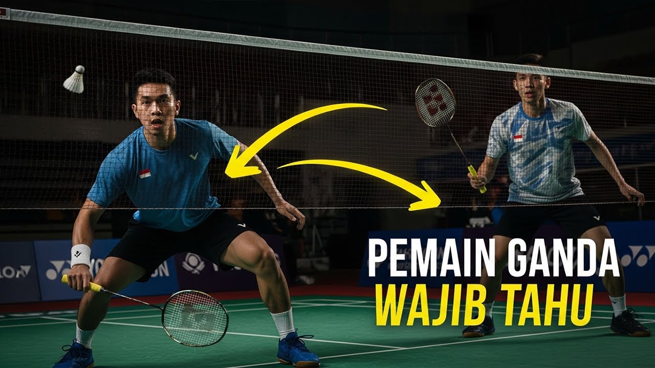 Panduan Lengkap Pemain Ganda Badminton | Posisi, Tugas, & Taktik