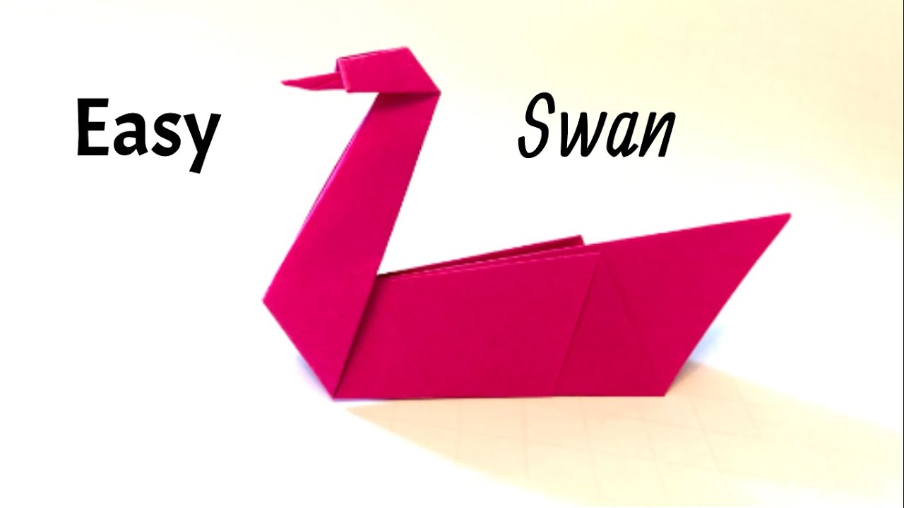 How to Make an Easy Origami Swan