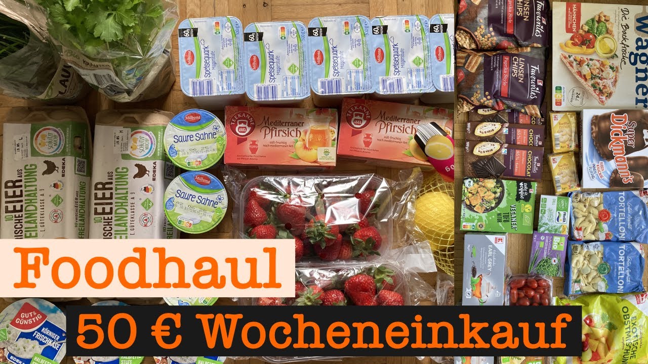 Wocheneinkauf & Vorratskauf 50 € | Food Haul & Food Diary sparsam kochen mit dem Cosori Airfryer