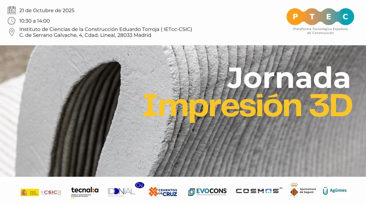 Inauguración de la Jornada de impresión 3D organizada por PTEC