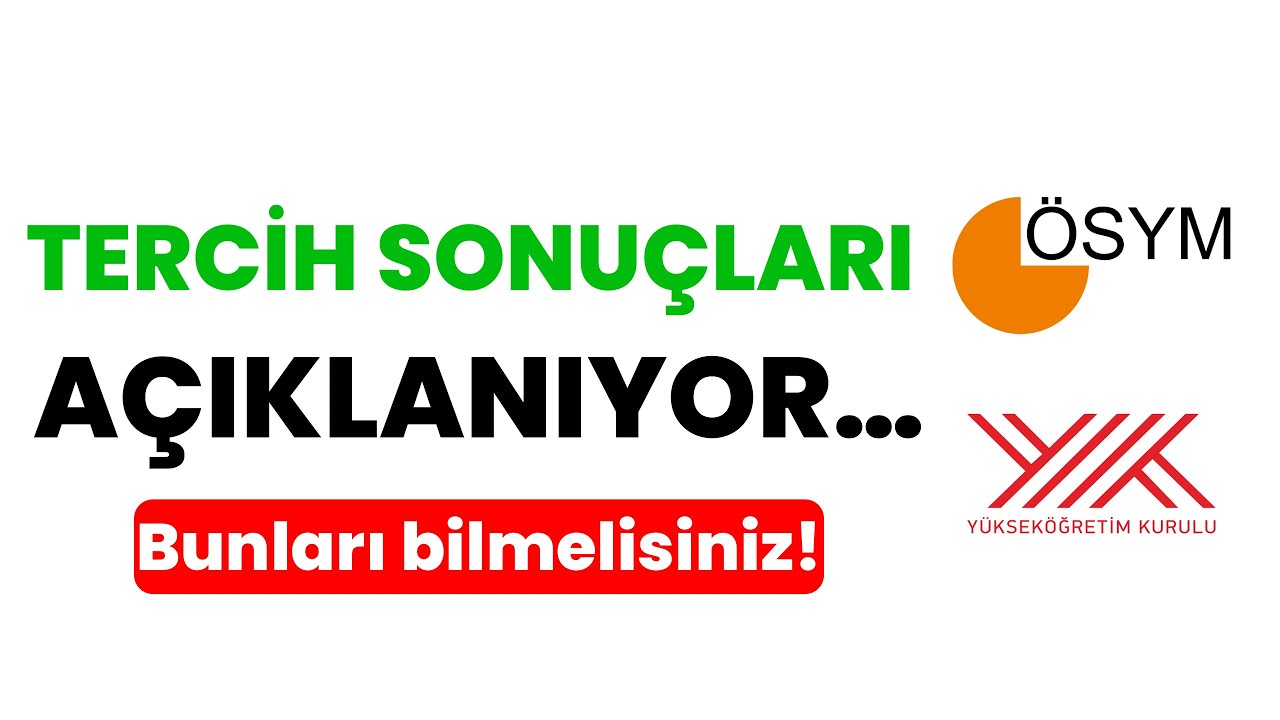 YKS 2025 TERCİH SONUÇLARI AÇIKLANIYOR 🚨 Öğrenciler bu uygulamayı bilmeli… 