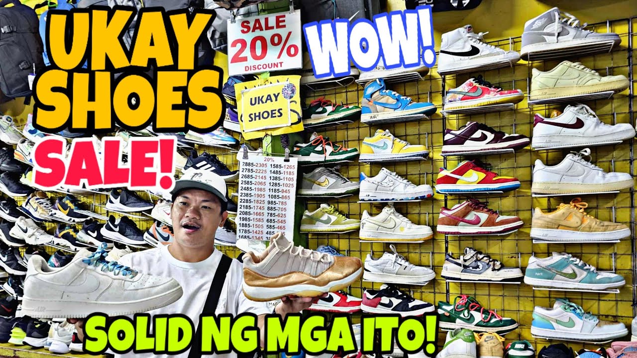 SALE na Sila UKAY SHOES Dami pang SOLID JORDAN Nike VANS Adidas at ibapa! Dml ukay Cubao