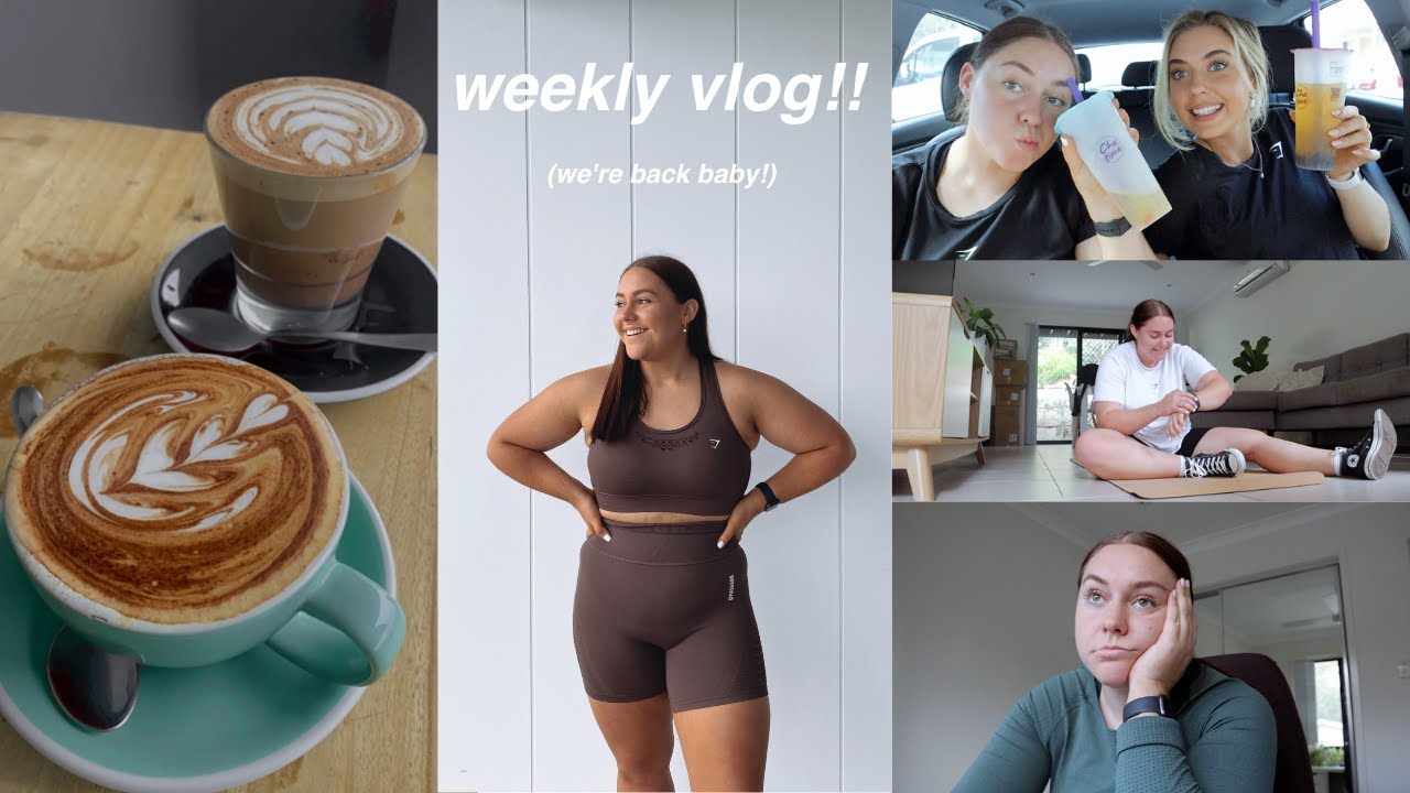 WEEKLY VLOG - fitness update, car chats + make-up haul 🤍