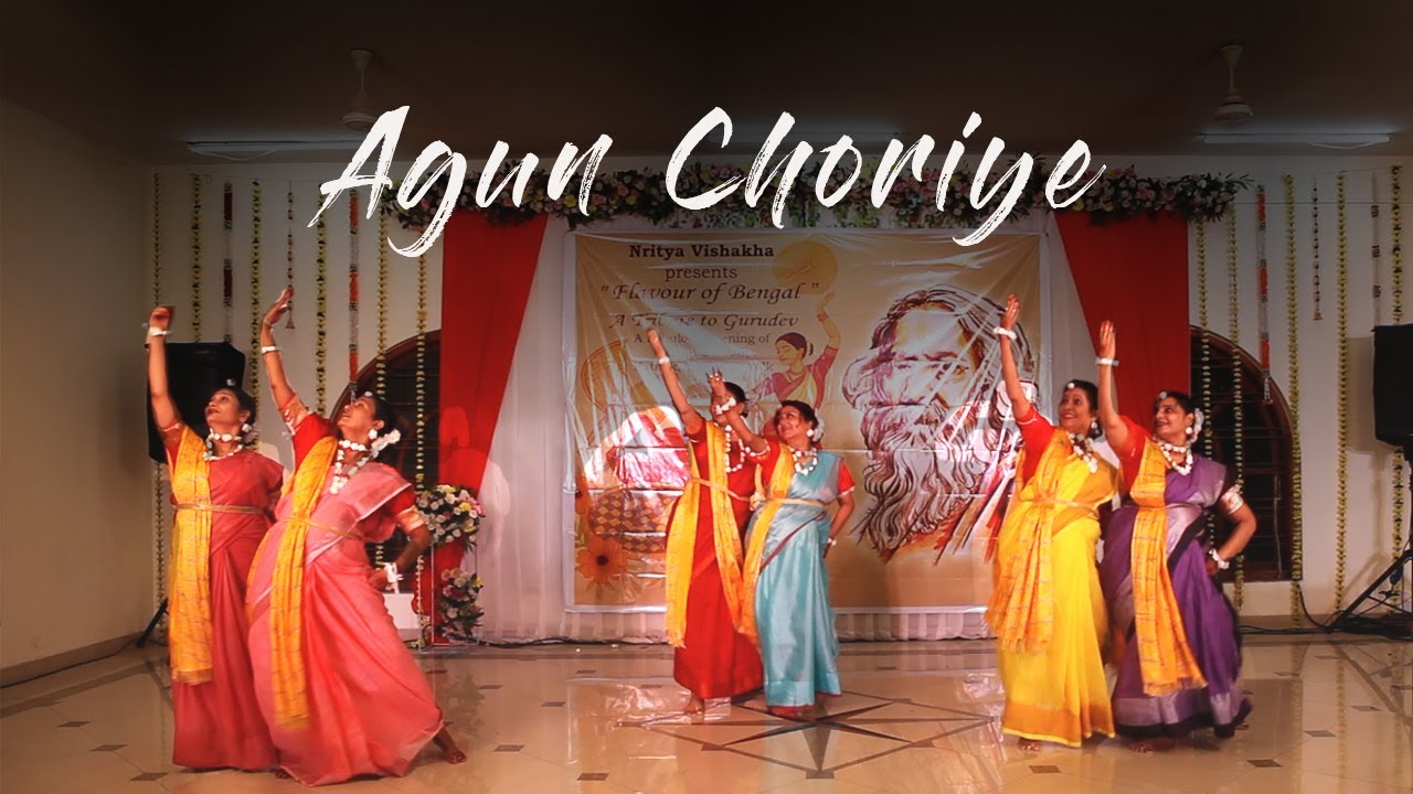 Agun Choriye Elo Fag | Semi Classical Ladies Dance | Tansener Tanpura| Choreography | Madhumita
