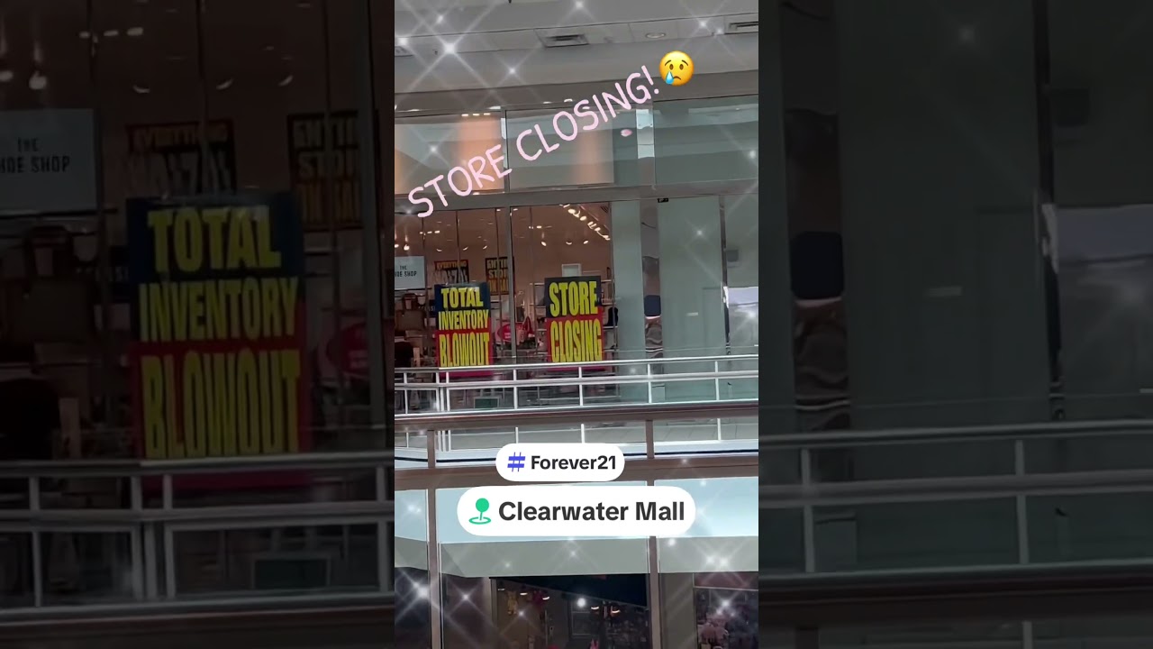 FOREVER 21 cerrando su tienda de Clearwater Mall, Florida. 🥲