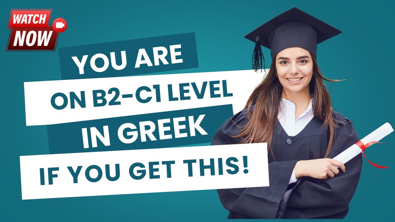B2-C1 SUPER ADVANCED GREEK LISTENING AND READING: WATCH EVERY DAY TO IMPROVE YOUR SKILLS #greek