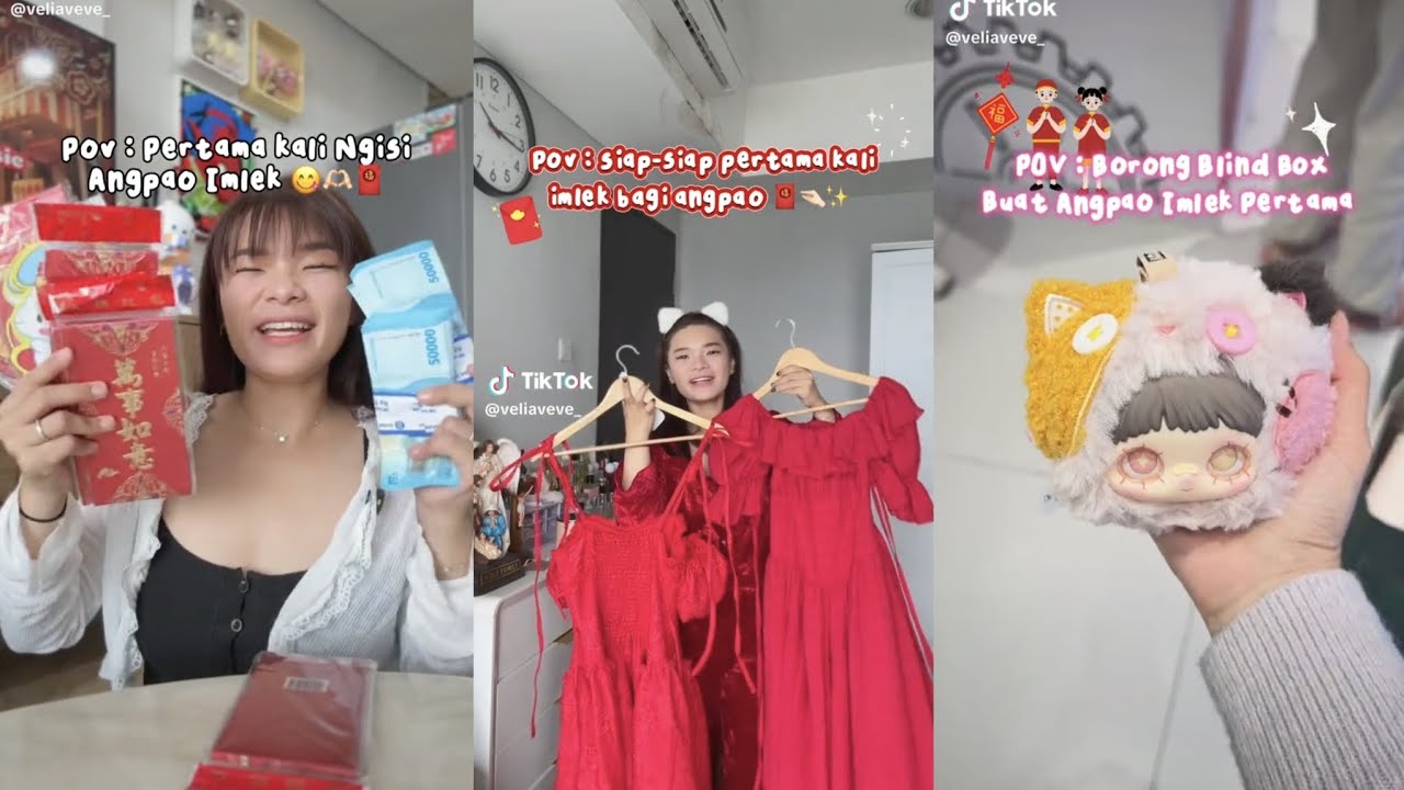 TIKTOK TERBARU KAK VELIA!! happy CNY🧧🎆       ib:@(veliaveve_)