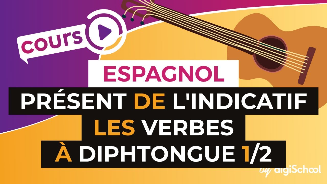 Le présent de l'indicatif - Les verbes à diphtongue 1/2 - Espagnol