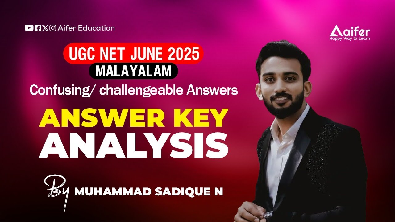 UGC NET June 2025 Malayalam Confusing /Challengeable Answers|UGC NET Malayalam Answer key Analysis