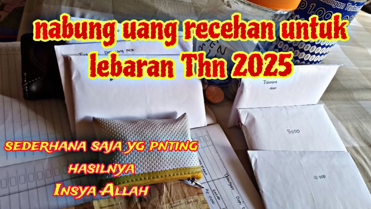 menabung recehan untuk lebaran 2025