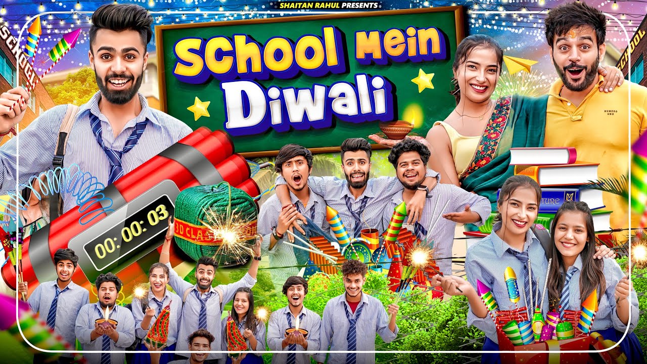SCHOOL MAIN DIWALI || SHAITAN RAHUL || TEJASVI BACHANI || LOKESH BHARDWAJ