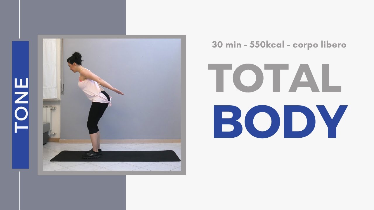 30min - Allenamento total body a casa - 550kcal