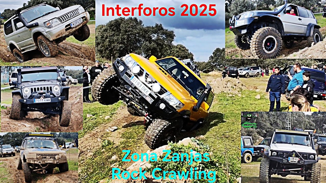 Zona Zanjas Interforos 2025 Cruces de Puentes Rock Crawling #4x4 #offroad #zumbalacazan4x4