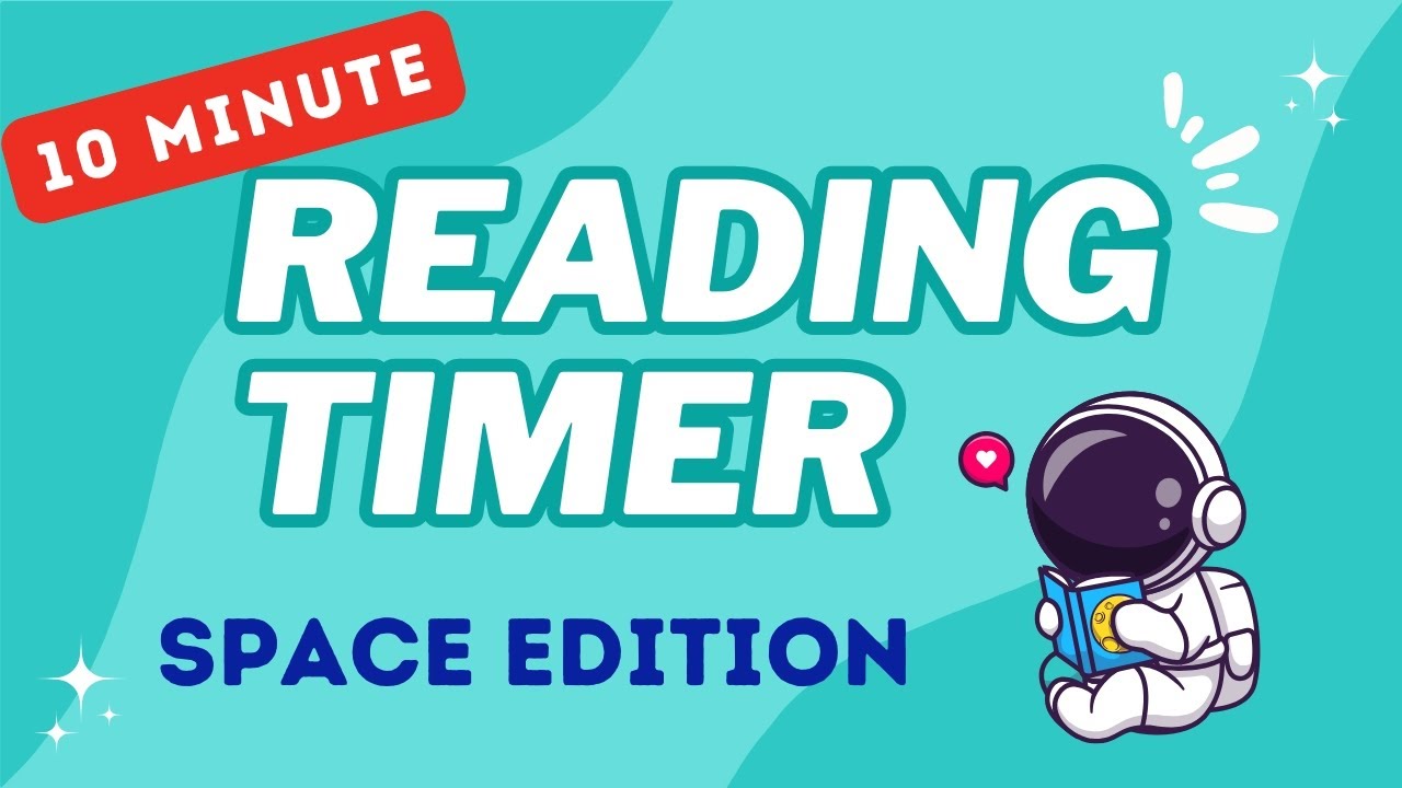 10-Minute Reading Timer for Kids | Space Quiet Visual Timer
