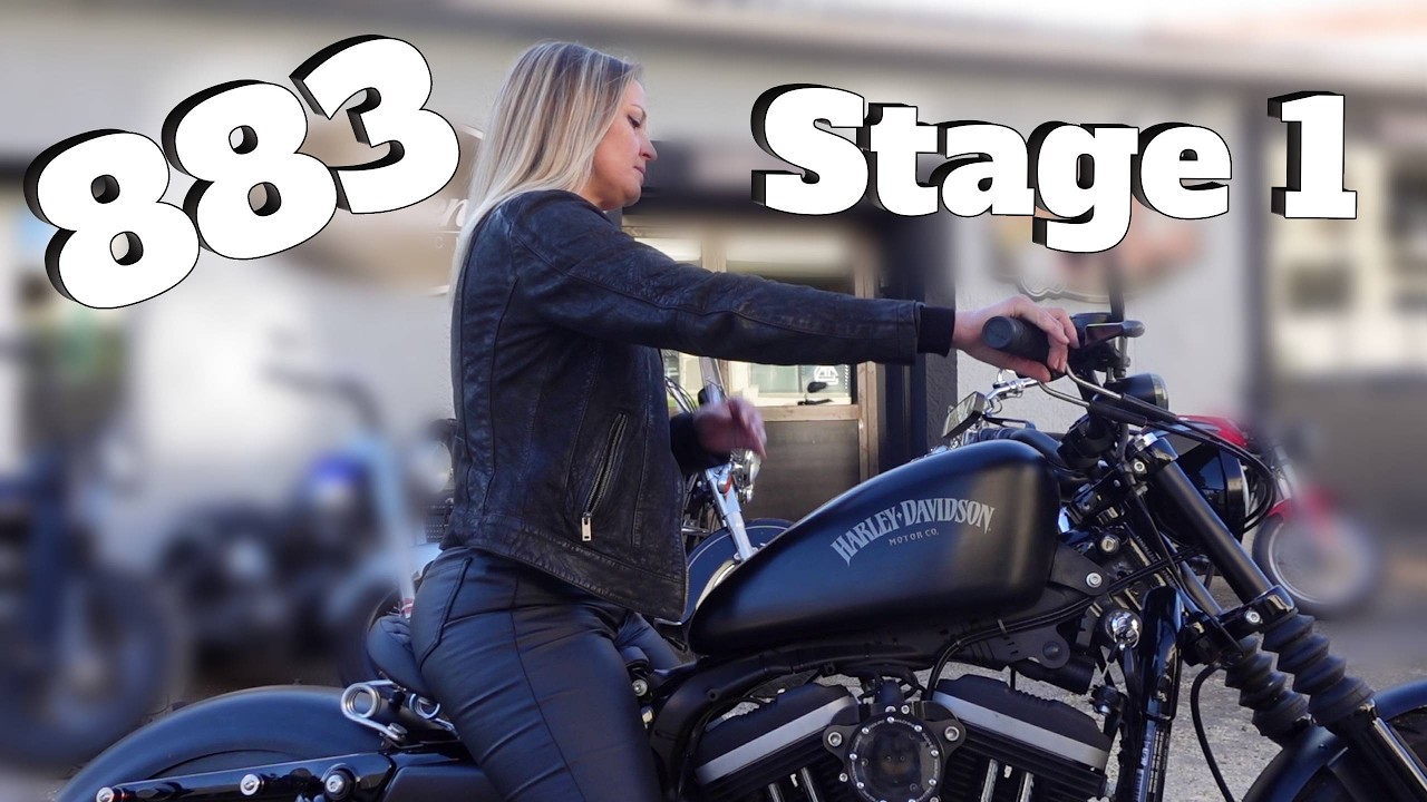 ELLE A CHOISI UNE HARLEY DAVIDSON EN PREMIERE MOTO !