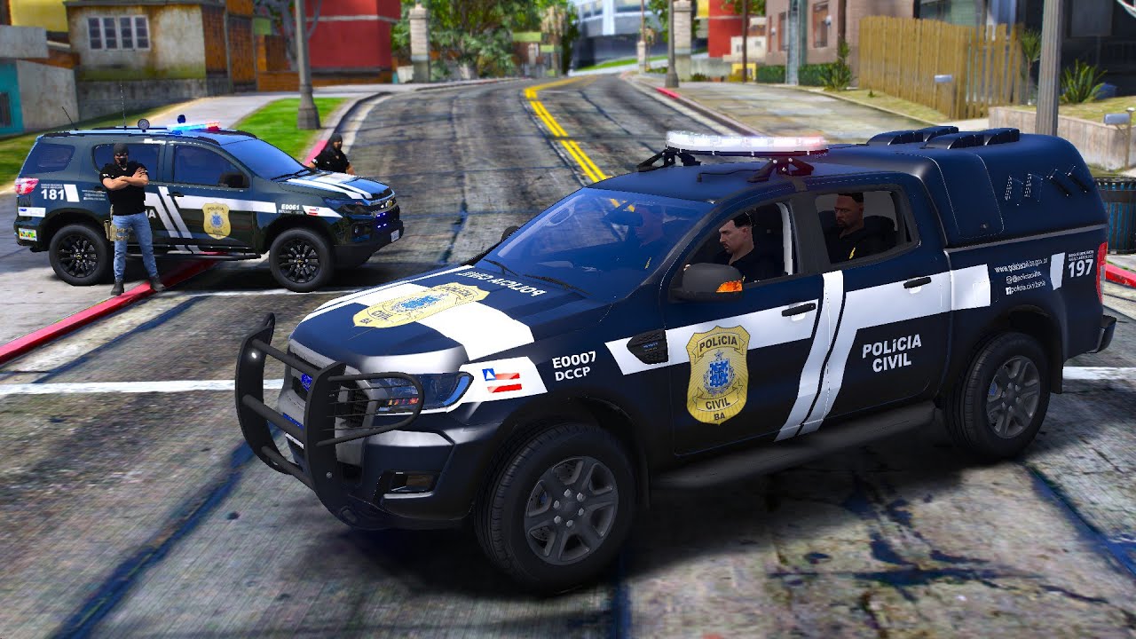OPERAÇÃO POLICIAL, PRISÕES em FLAGRANTE PCBA | GTA 5 POLICIAL