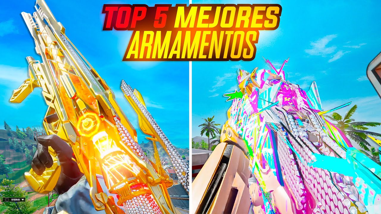 TOP 5 MEJORES ARMAS para llegar a LEYENDA en MJ |&nbsp;COD&nbsp;mobile