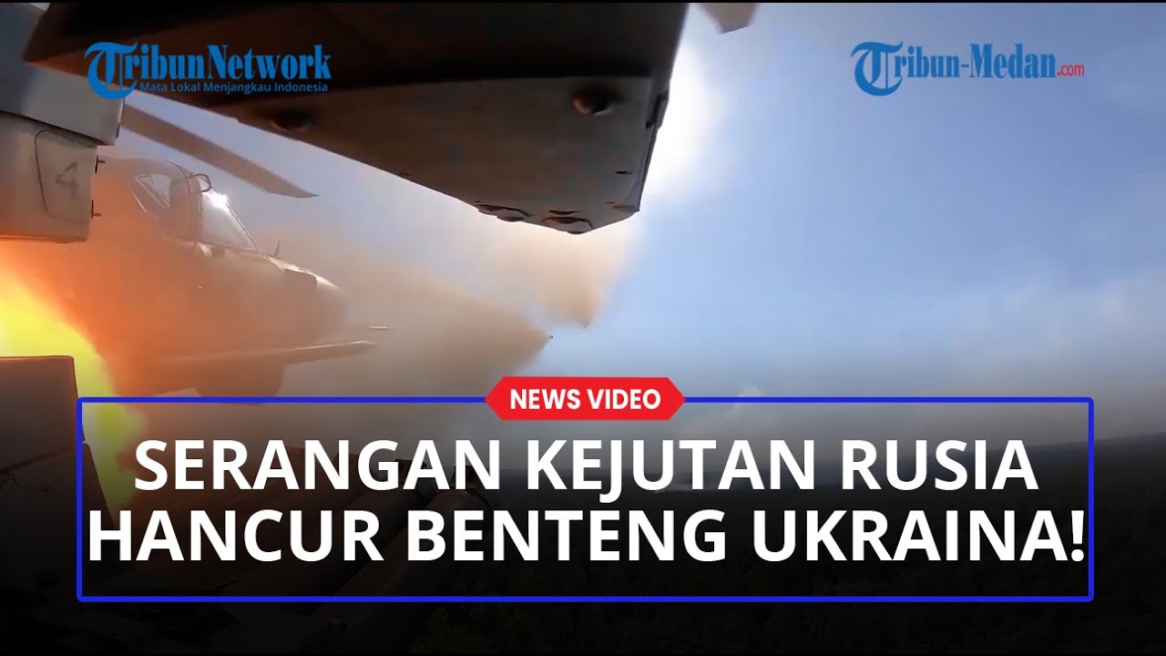Serangan Mendadak Helikopter Tempur Rusia Hancurkan Benteng Pertahanan Ukraina!