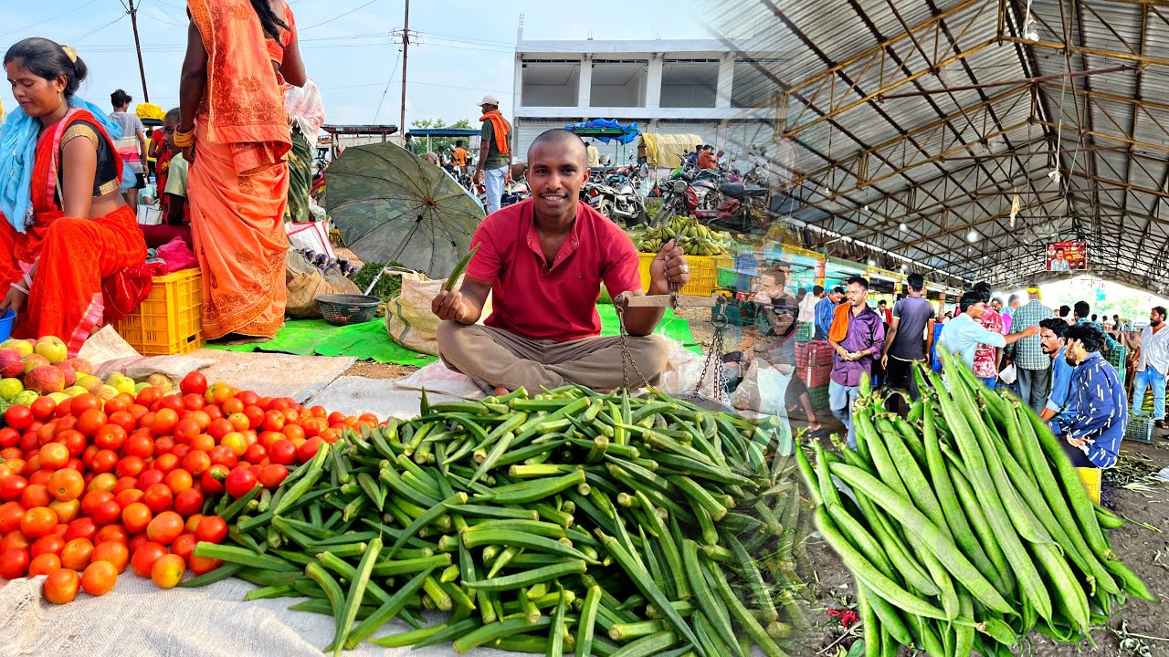 Aaj Mai Semi ( सेमी ) Bechne Apne Village Vegetable Market Gaya / Vegetables Selling / Market /