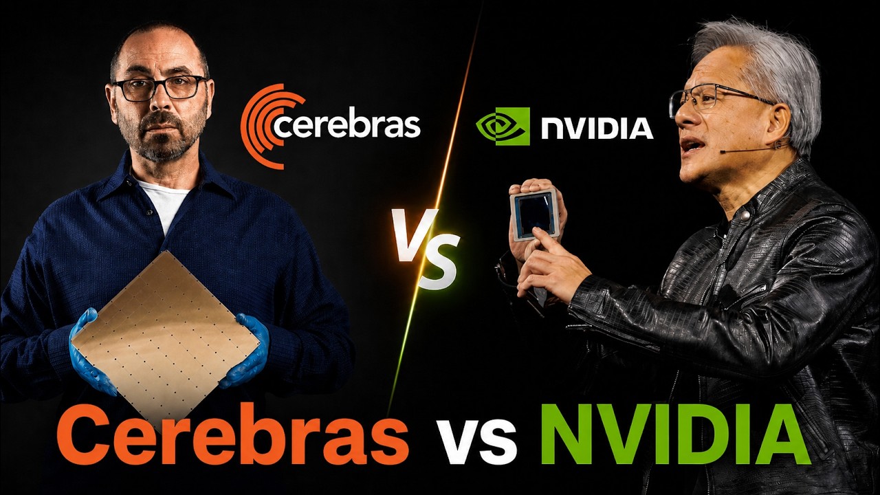 Cerebras vs NVIDIA: One Giant Chip vs Many GPUs